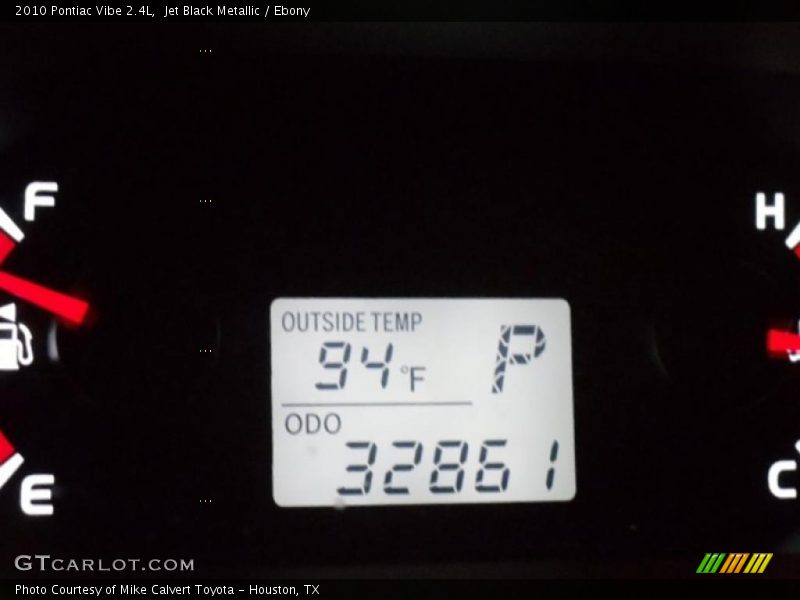 Jet Black Metallic / Ebony 2010 Pontiac Vibe 2.4L