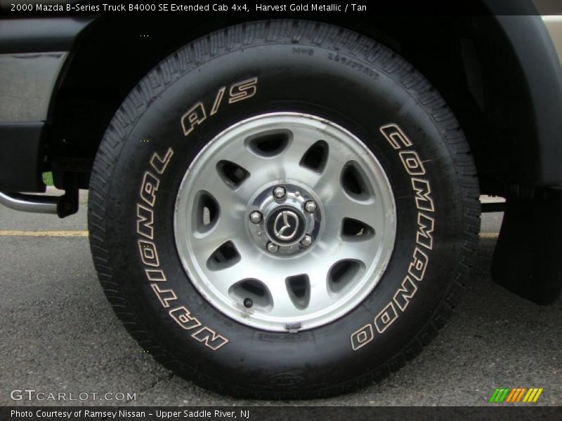 Harvest Gold Metallic / Tan 2000 Mazda B-Series Truck B4000 SE Extended Cab 4x4