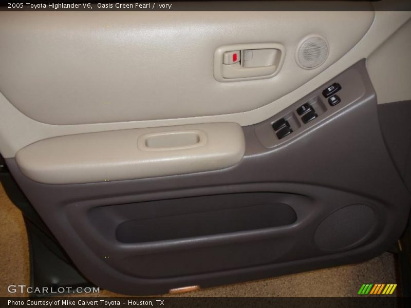 Oasis Green Pearl / Ivory 2005 Toyota Highlander V6
