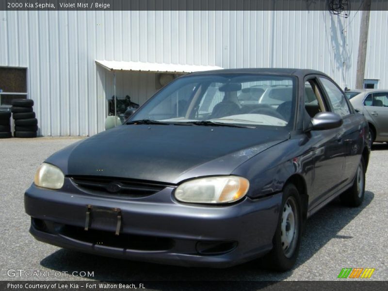 Violet Mist / Beige 2000 Kia Sephia
