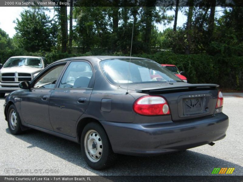 Violet Mist / Beige 2000 Kia Sephia