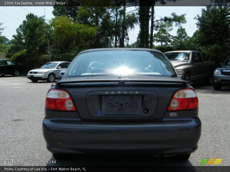 Violet Mist / Beige 2000 Kia Sephia
