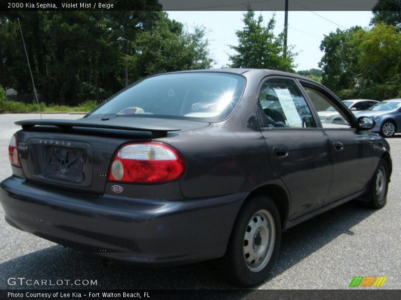 Violet Mist / Beige 2000 Kia Sephia