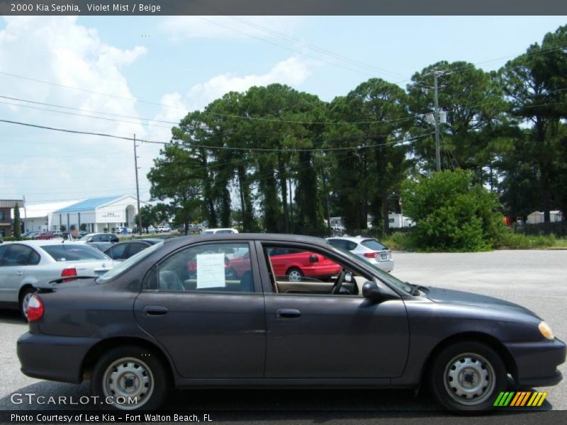 Violet Mist / Beige 2000 Kia Sephia