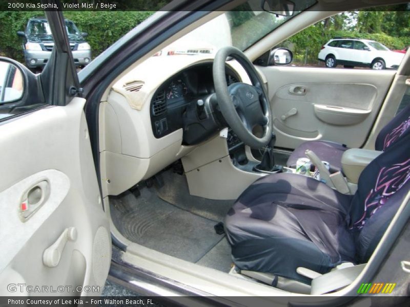 Violet Mist / Beige 2000 Kia Sephia