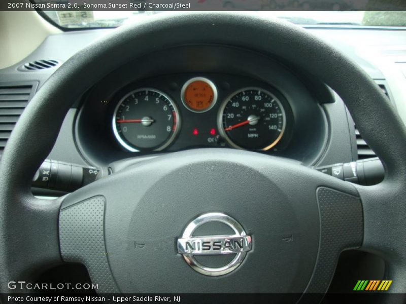 Sonoma Sunset Red / Charcoal/Steel 2007 Nissan Sentra 2.0