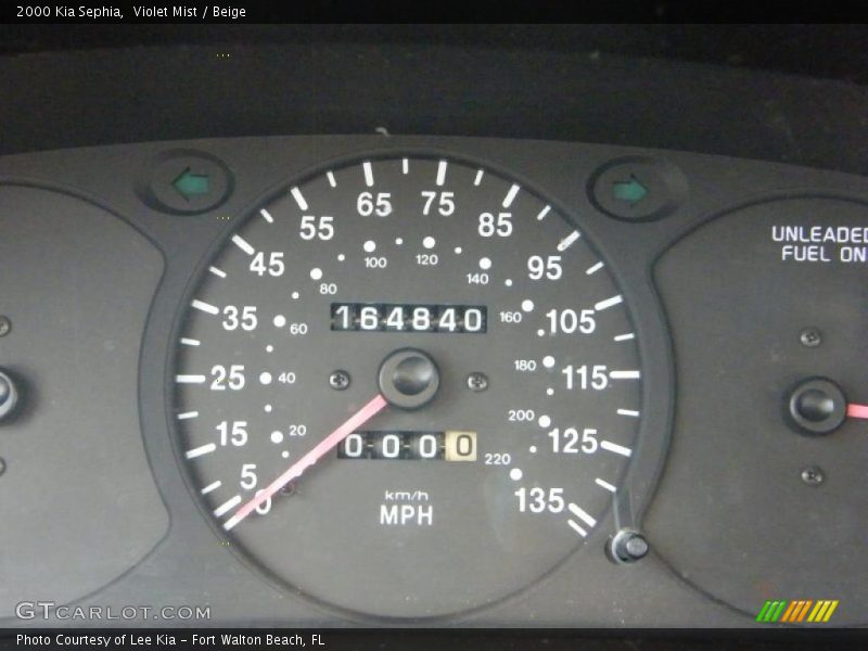 Violet Mist / Beige 2000 Kia Sephia