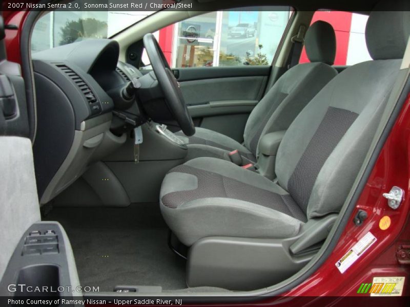 Sonoma Sunset Red / Charcoal/Steel 2007 Nissan Sentra 2.0