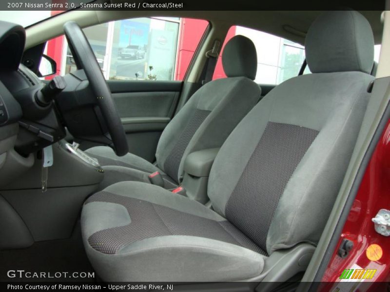 Sonoma Sunset Red / Charcoal/Steel 2007 Nissan Sentra 2.0