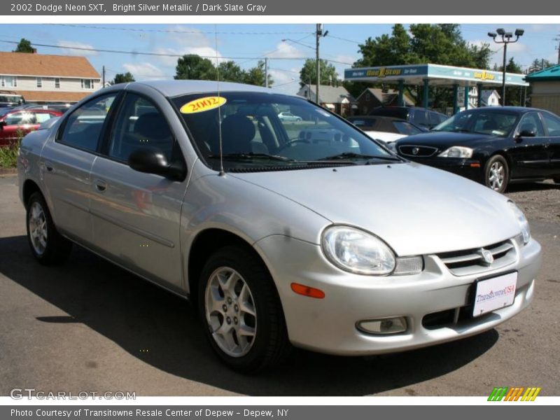 Bright Silver Metallic / Dark Slate Gray 2002 Dodge Neon SXT