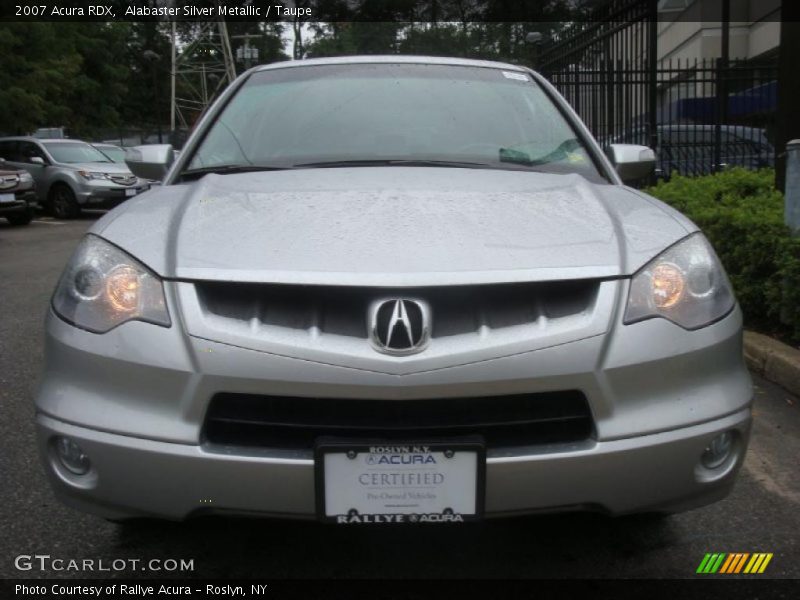 Alabaster Silver Metallic / Taupe 2007 Acura RDX