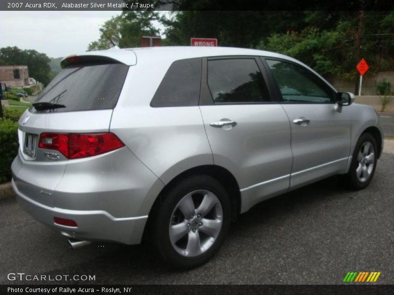 Alabaster Silver Metallic / Taupe 2007 Acura RDX