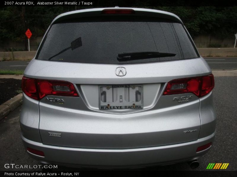 Alabaster Silver Metallic / Taupe 2007 Acura RDX