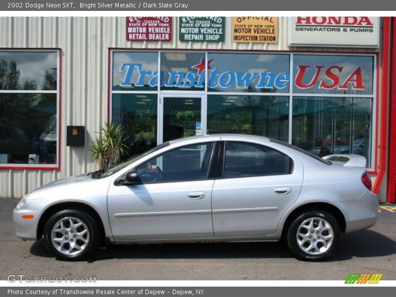 Bright Silver Metallic / Dark Slate Gray 2002 Dodge Neon SXT
