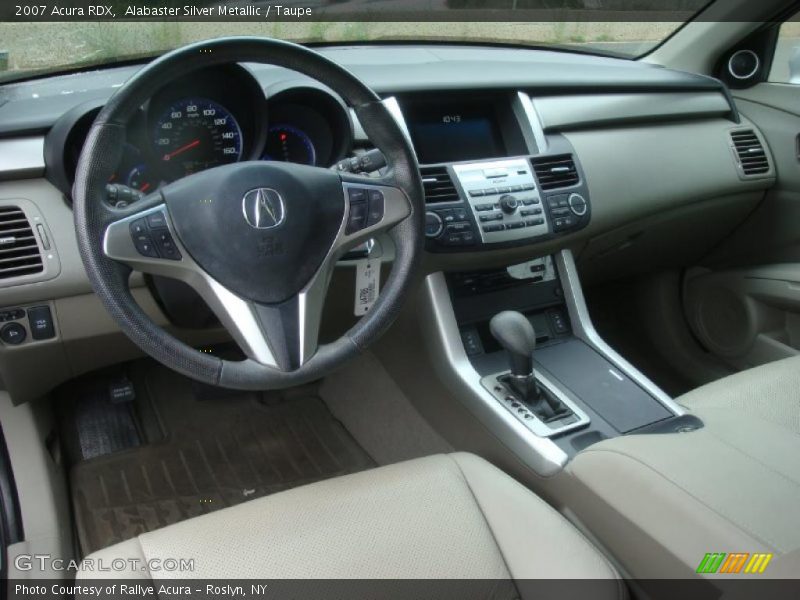 Alabaster Silver Metallic / Taupe 2007 Acura RDX