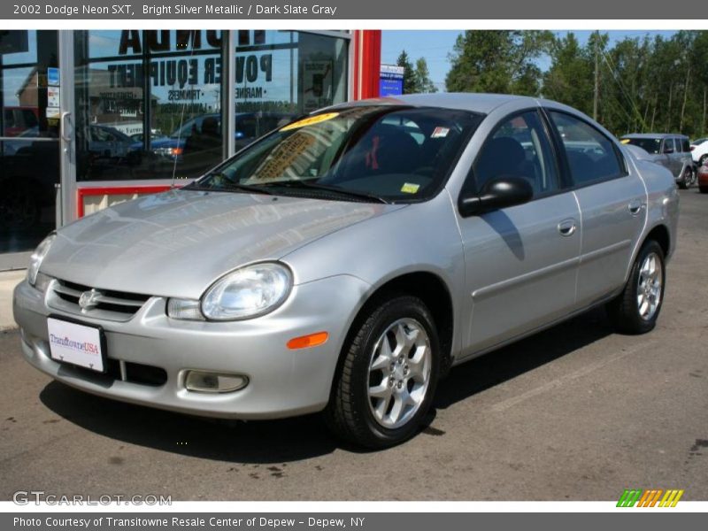Bright Silver Metallic / Dark Slate Gray 2002 Dodge Neon SXT