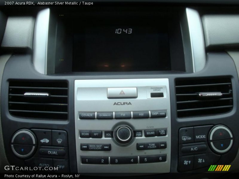 Alabaster Silver Metallic / Taupe 2007 Acura RDX