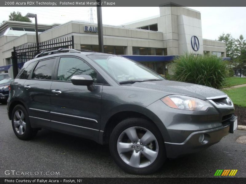 Polished Metal Metallic / Taupe 2008 Acura RDX Technology