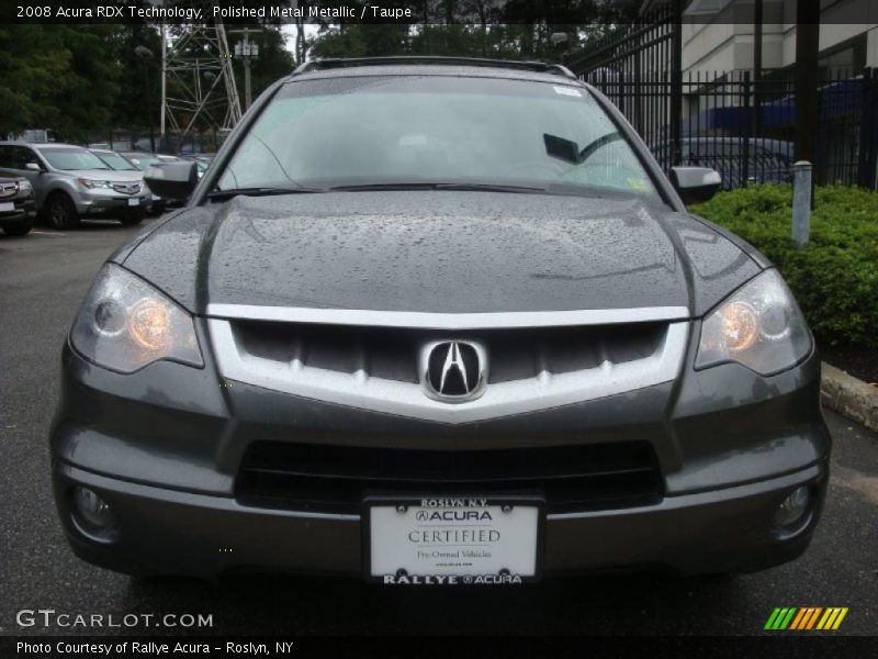 Polished Metal Metallic / Taupe 2008 Acura RDX Technology