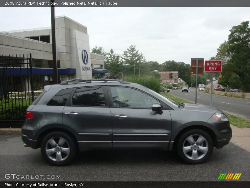 Polished Metal Metallic / Taupe 2008 Acura RDX Technology