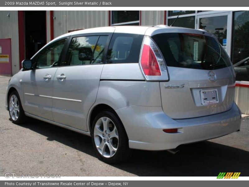 Sunlight Silver Metallic / Black 2009 Mazda MAZDA5 Sport