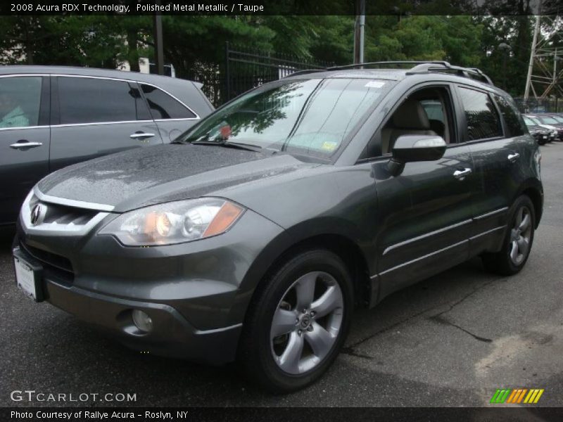 Polished Metal Metallic / Taupe 2008 Acura RDX Technology