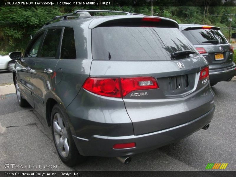 Polished Metal Metallic / Taupe 2008 Acura RDX Technology