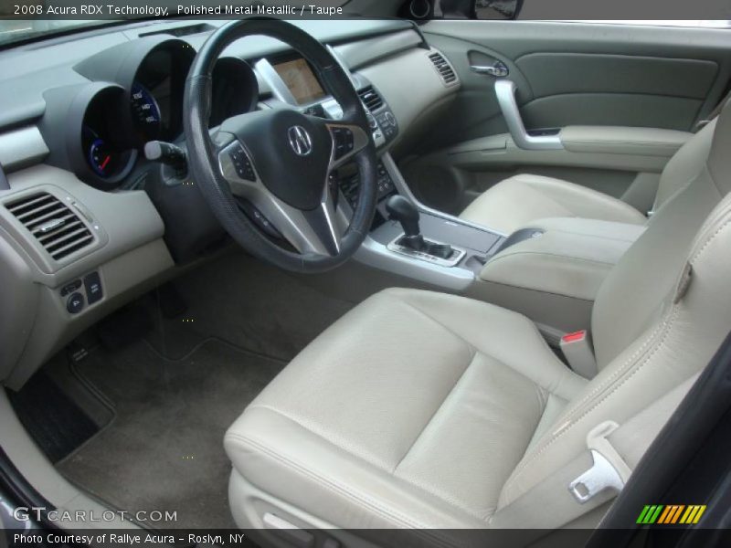 Polished Metal Metallic / Taupe 2008 Acura RDX Technology