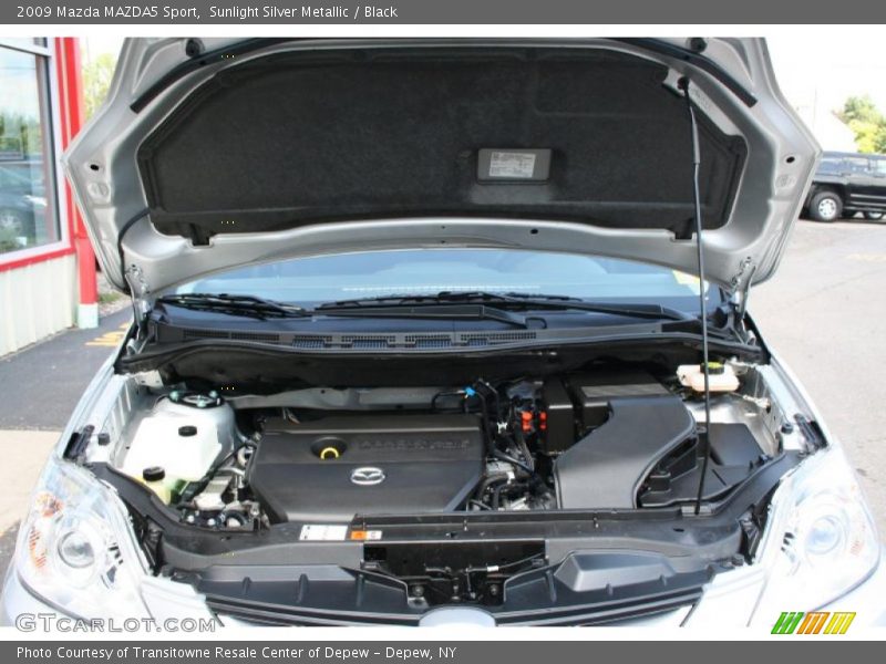 Sunlight Silver Metallic / Black 2009 Mazda MAZDA5 Sport