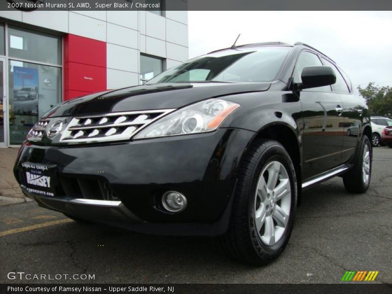Super Black / Charcoal 2007 Nissan Murano SL AWD