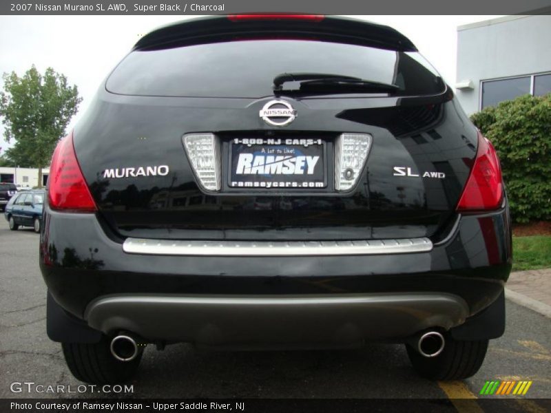 Super Black / Charcoal 2007 Nissan Murano SL AWD