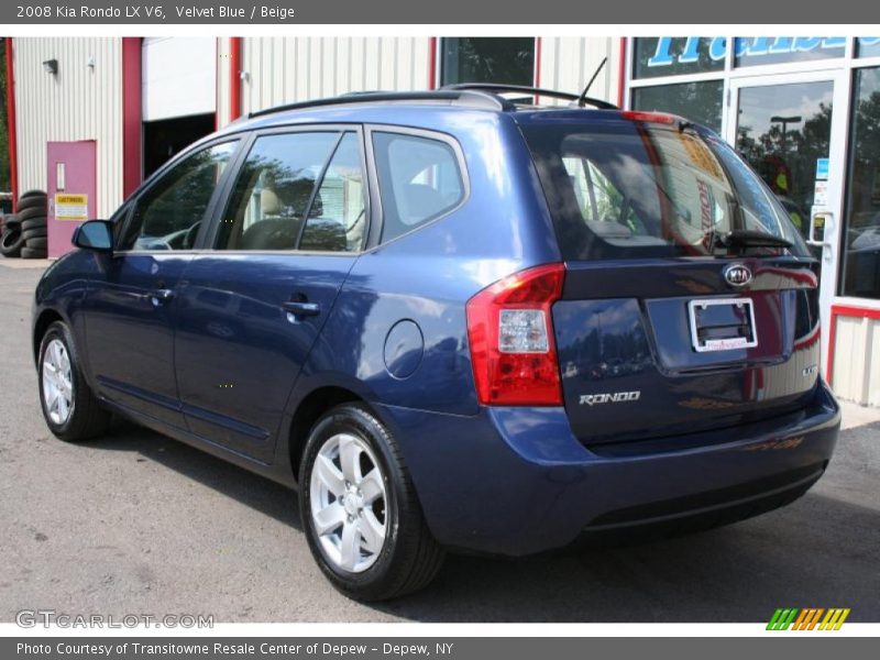 Velvet Blue / Beige 2008 Kia Rondo LX V6