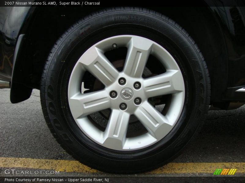 Super Black / Charcoal 2007 Nissan Murano SL AWD