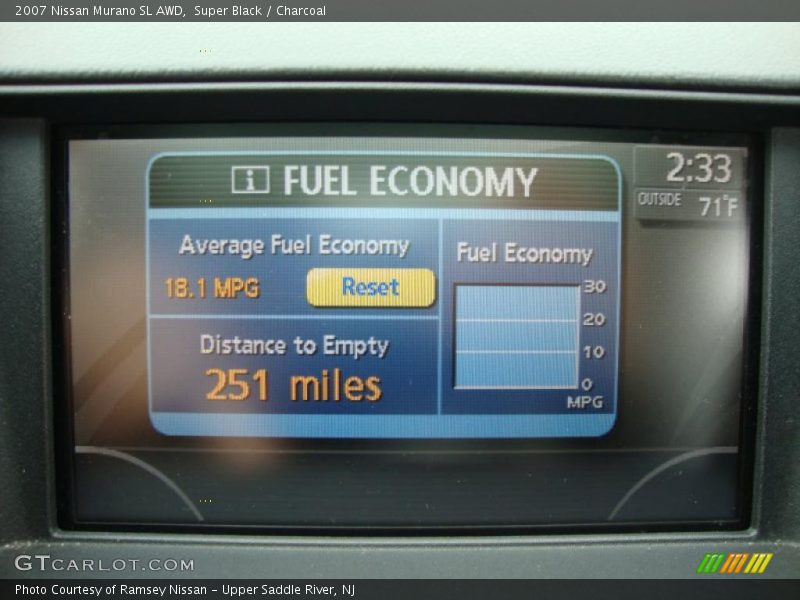 Super Black / Charcoal 2007 Nissan Murano SL AWD