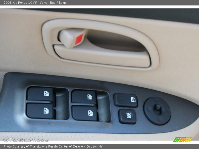 Velvet Blue / Beige 2008 Kia Rondo LX V6