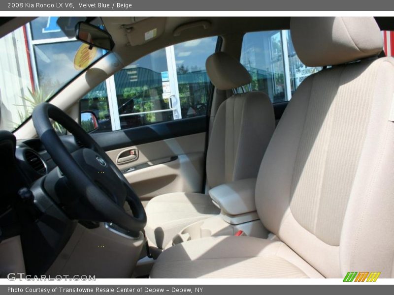 Velvet Blue / Beige 2008 Kia Rondo LX V6