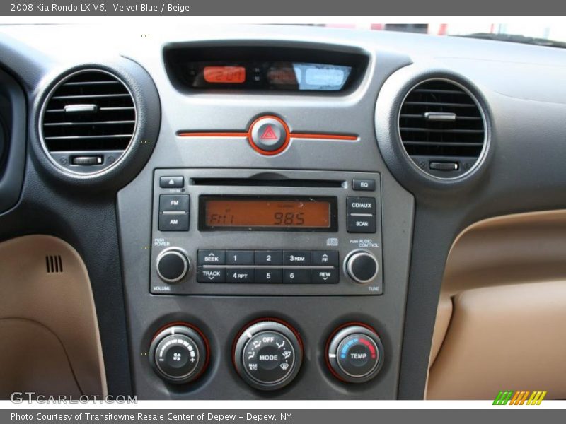 Velvet Blue / Beige 2008 Kia Rondo LX V6
