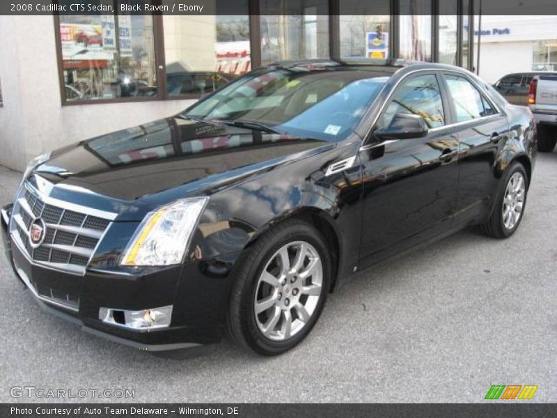 Black Raven / Ebony 2008 Cadillac CTS Sedan