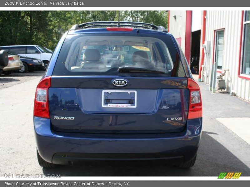 Velvet Blue / Beige 2008 Kia Rondo LX V6