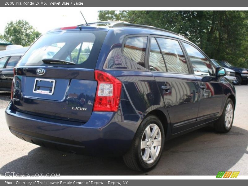 Velvet Blue / Beige 2008 Kia Rondo LX V6