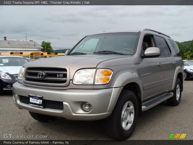 Thunder Gray Metallic / Oak 2002 Toyota Sequoia SR5 4WD