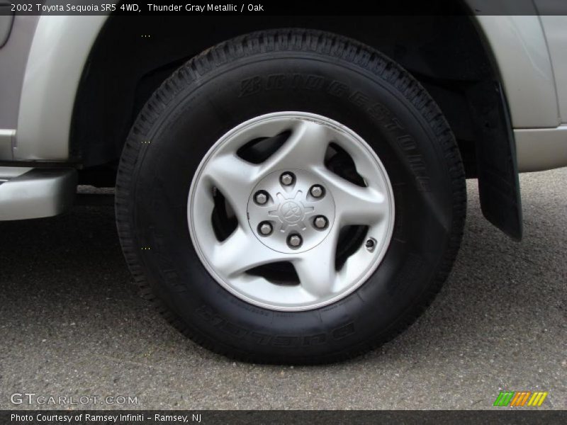 Thunder Gray Metallic / Oak 2002 Toyota Sequoia SR5 4WD