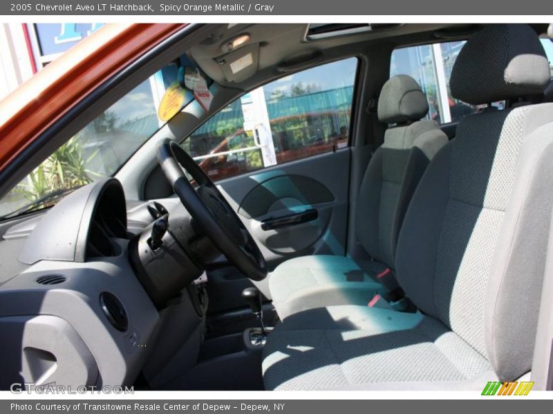 Spicy Orange Metallic / Gray 2005 Chevrolet Aveo LT Hatchback