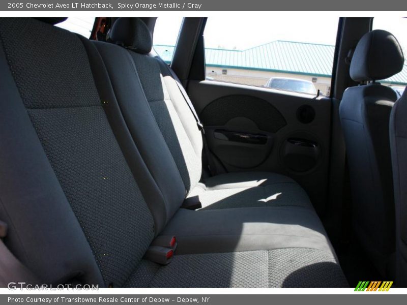Spicy Orange Metallic / Gray 2005 Chevrolet Aveo LT Hatchback