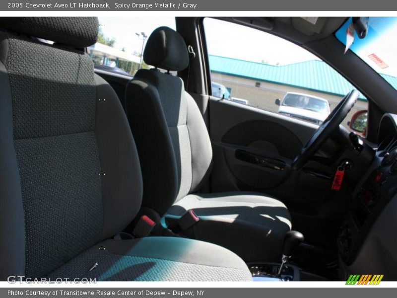 Spicy Orange Metallic / Gray 2005 Chevrolet Aveo LT Hatchback