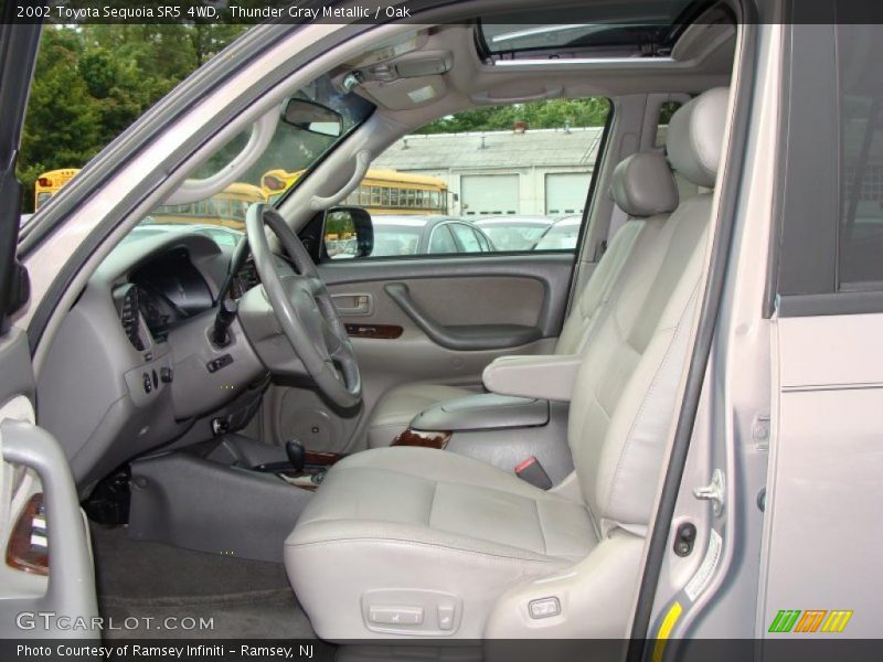 Thunder Gray Metallic / Oak 2002 Toyota Sequoia SR5 4WD
