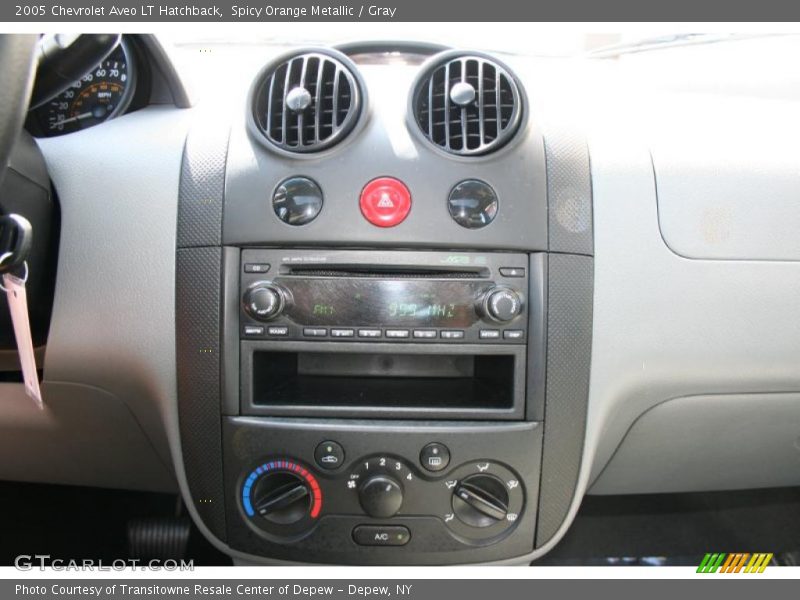 Spicy Orange Metallic / Gray 2005 Chevrolet Aveo LT Hatchback