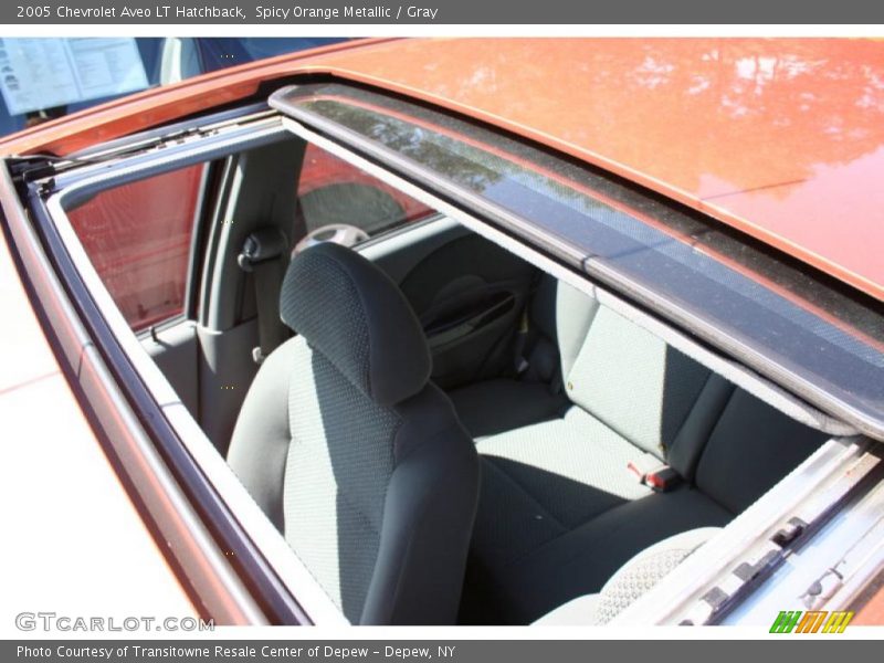 Spicy Orange Metallic / Gray 2005 Chevrolet Aveo LT Hatchback