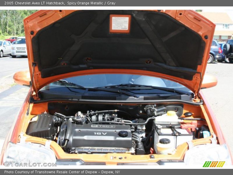 Spicy Orange Metallic / Gray 2005 Chevrolet Aveo LT Hatchback