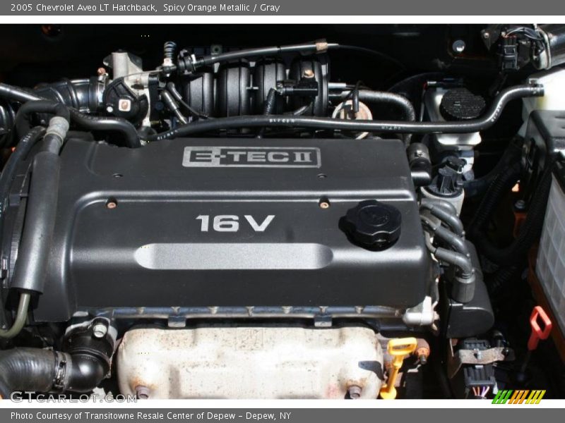 Spicy Orange Metallic / Gray 2005 Chevrolet Aveo LT Hatchback